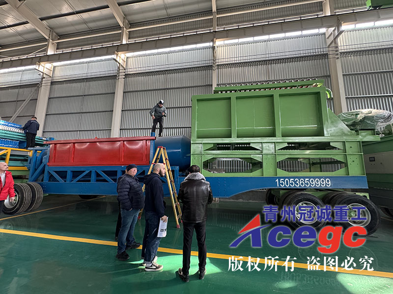 巴拉圭移动淘金车现场